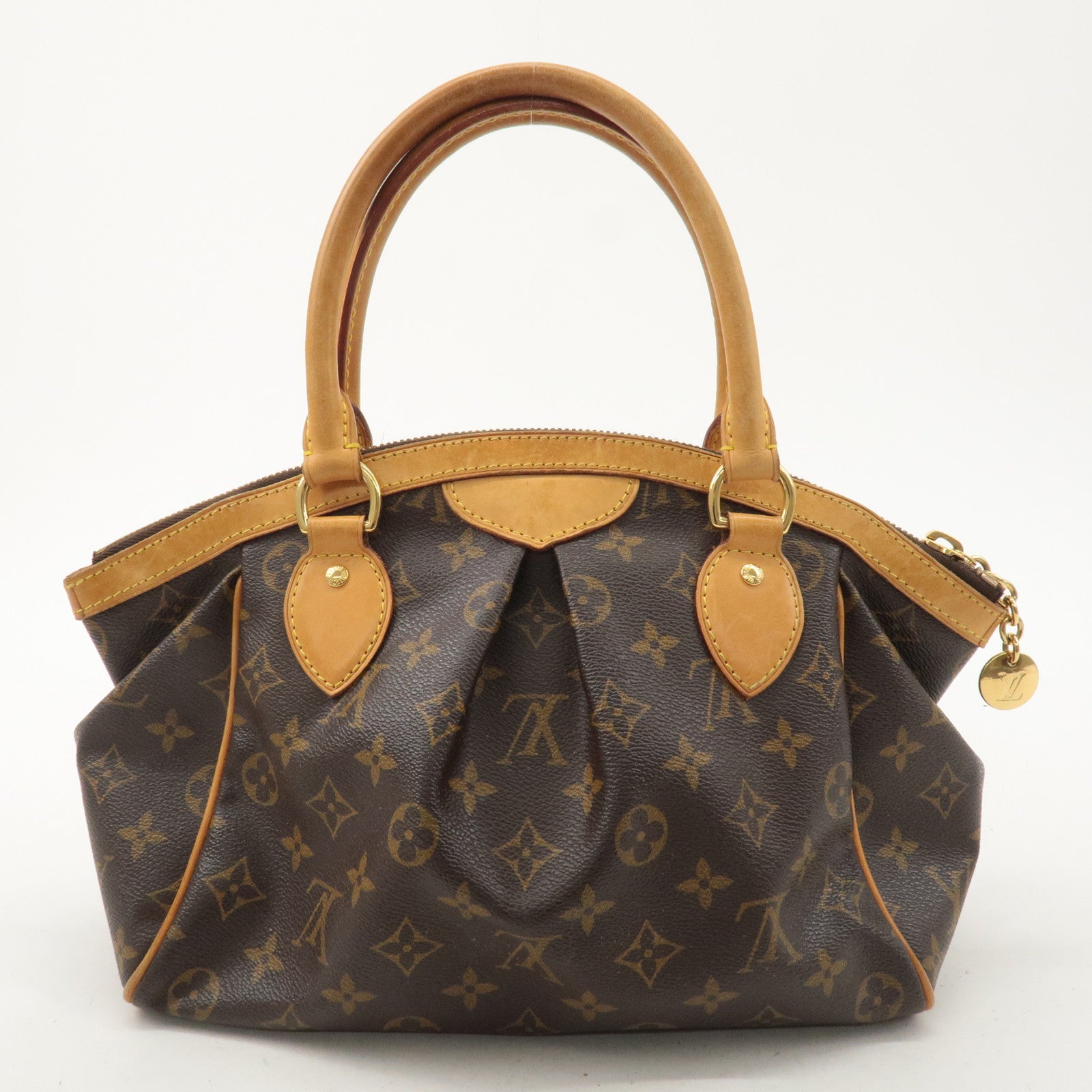 Louis Vuitton Monogram Tivoli PM Hand Bag Brown M40143