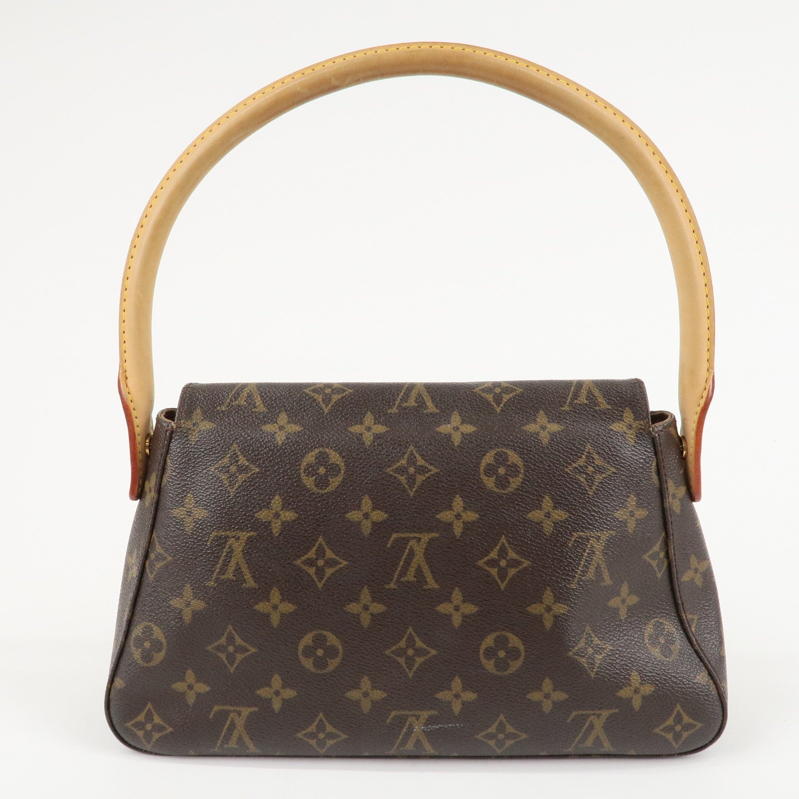 Louis Vuitton Monogram Mini Looping Shoulder Bag Hand Bag M51147 Used