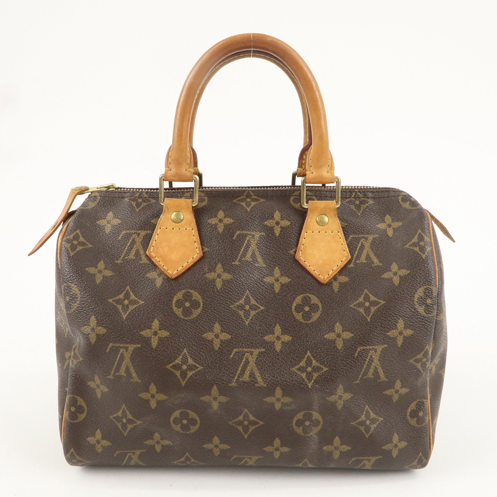 Louis Vuitton Monogram Speedy 25 Hand Bag Boston Bag M41528