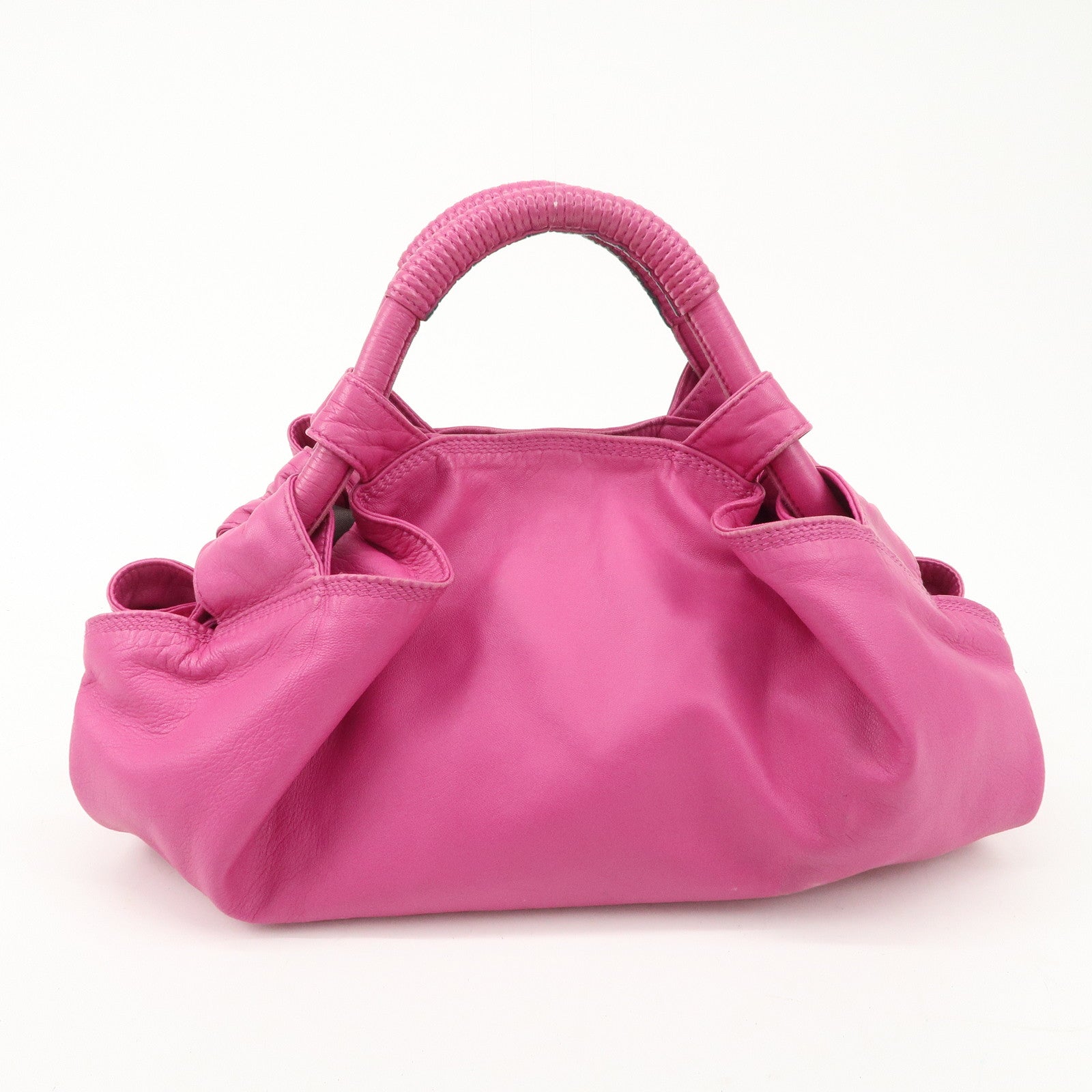 LOEWE Anagram Leather Nappa Aire Hand Bag Pink