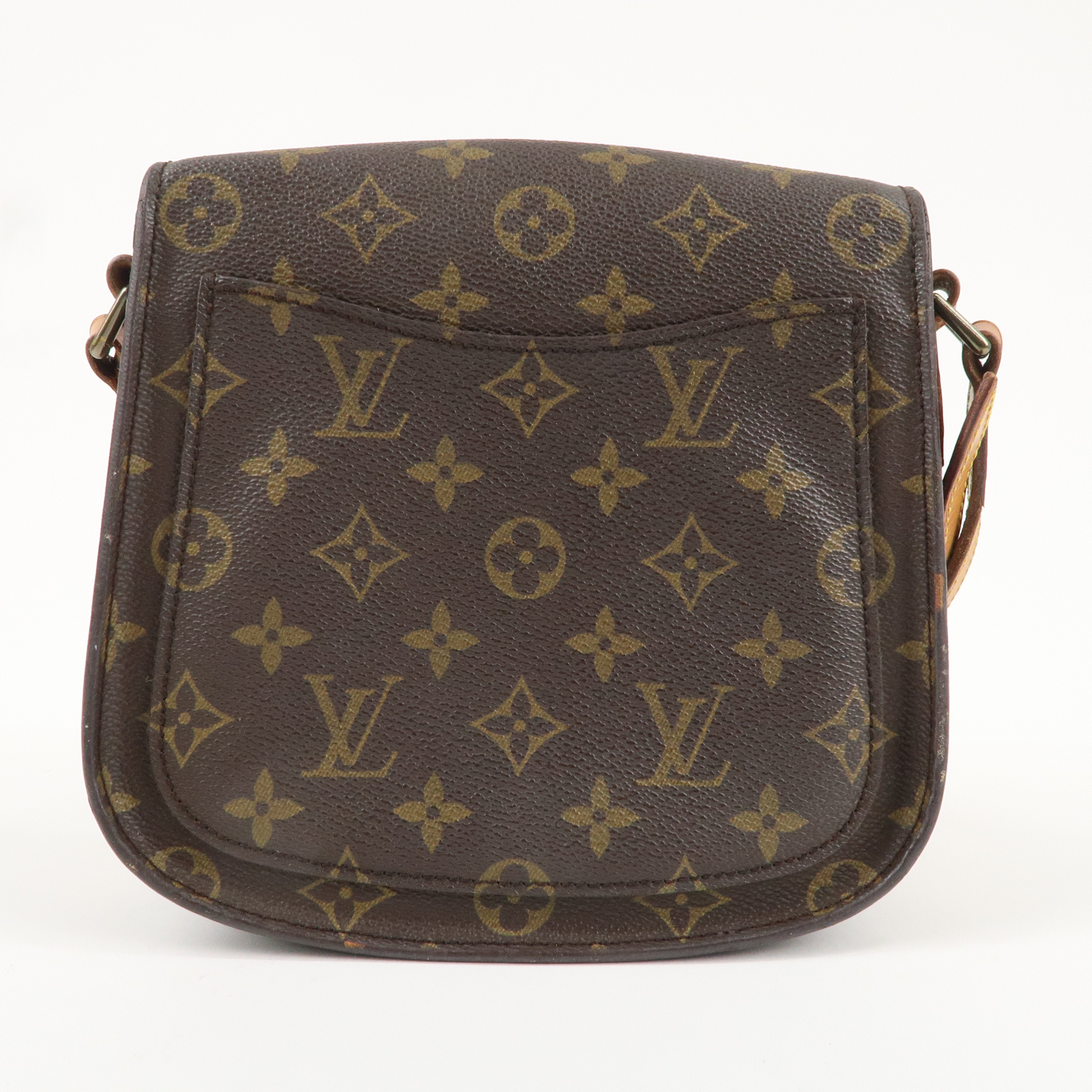 Louis Vuitton Monogram Saint Cloud MM Shoulder Bag Brown M51243