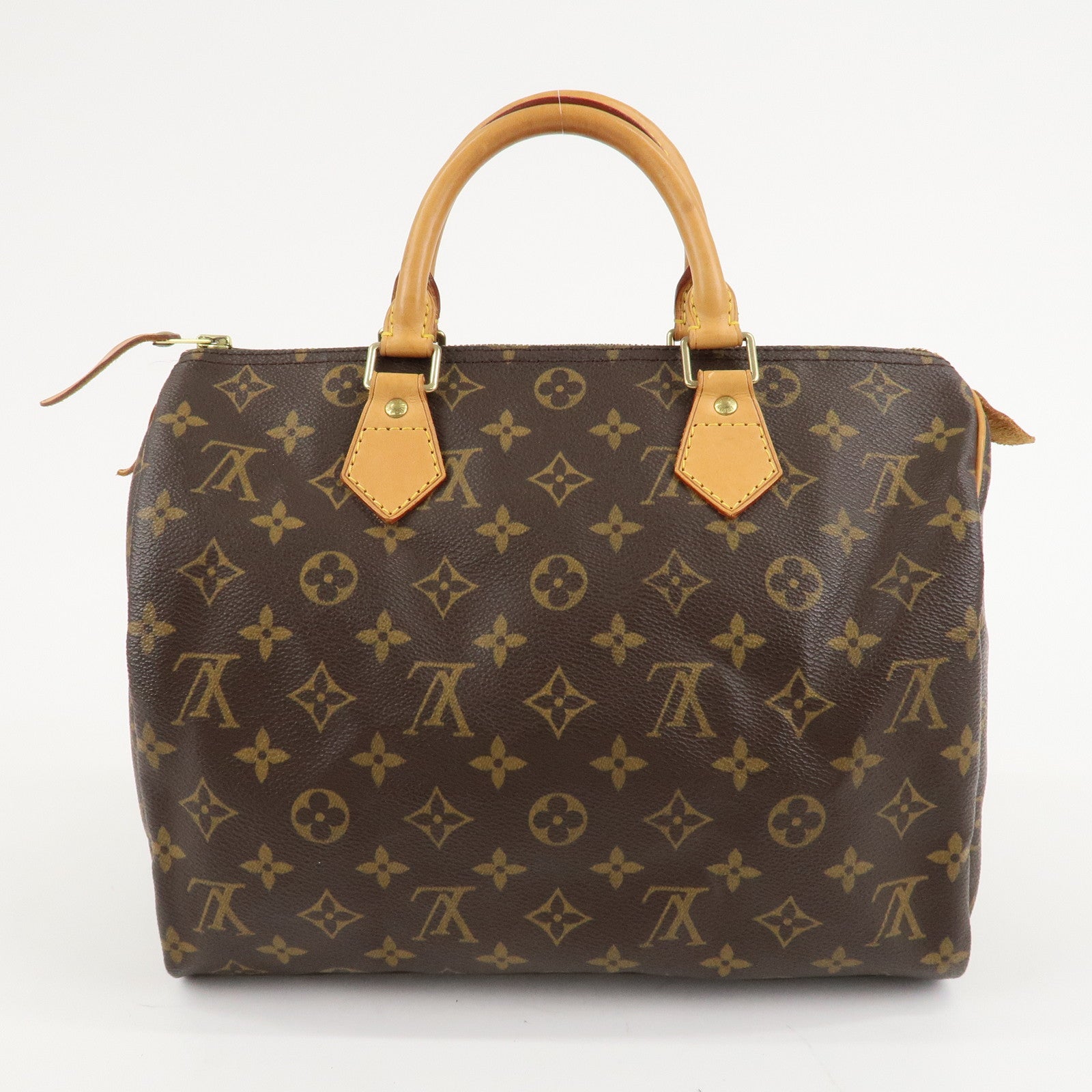 Louis Vuitton Monogram Speedy 30 Hand Bag Boston Bag M41526 Used