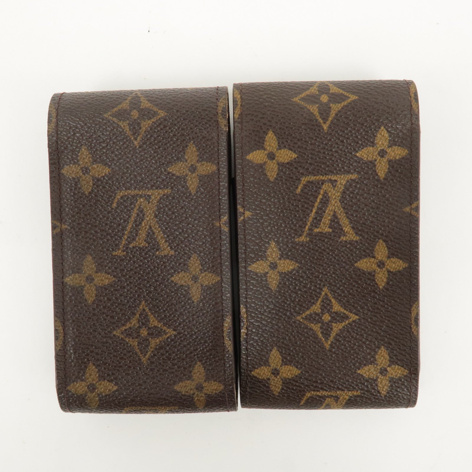 Louis Vuitton Monogram Set of 2 Etui Cigaret Cigarette Case M63024 Used