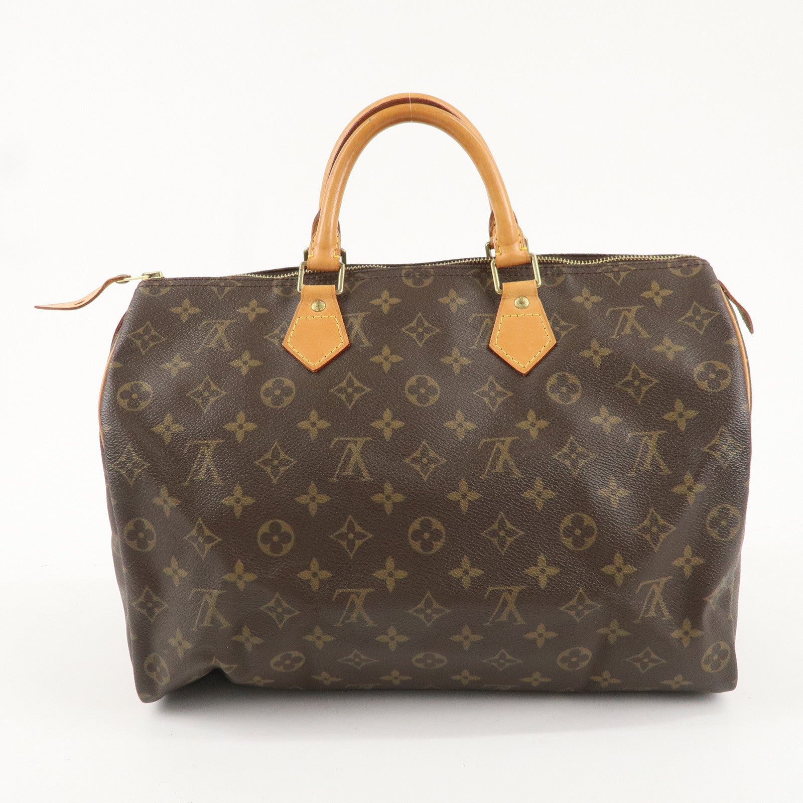 Louis Vuitton Monogram Speedy 35 Hand Bag Boston Bag M41524