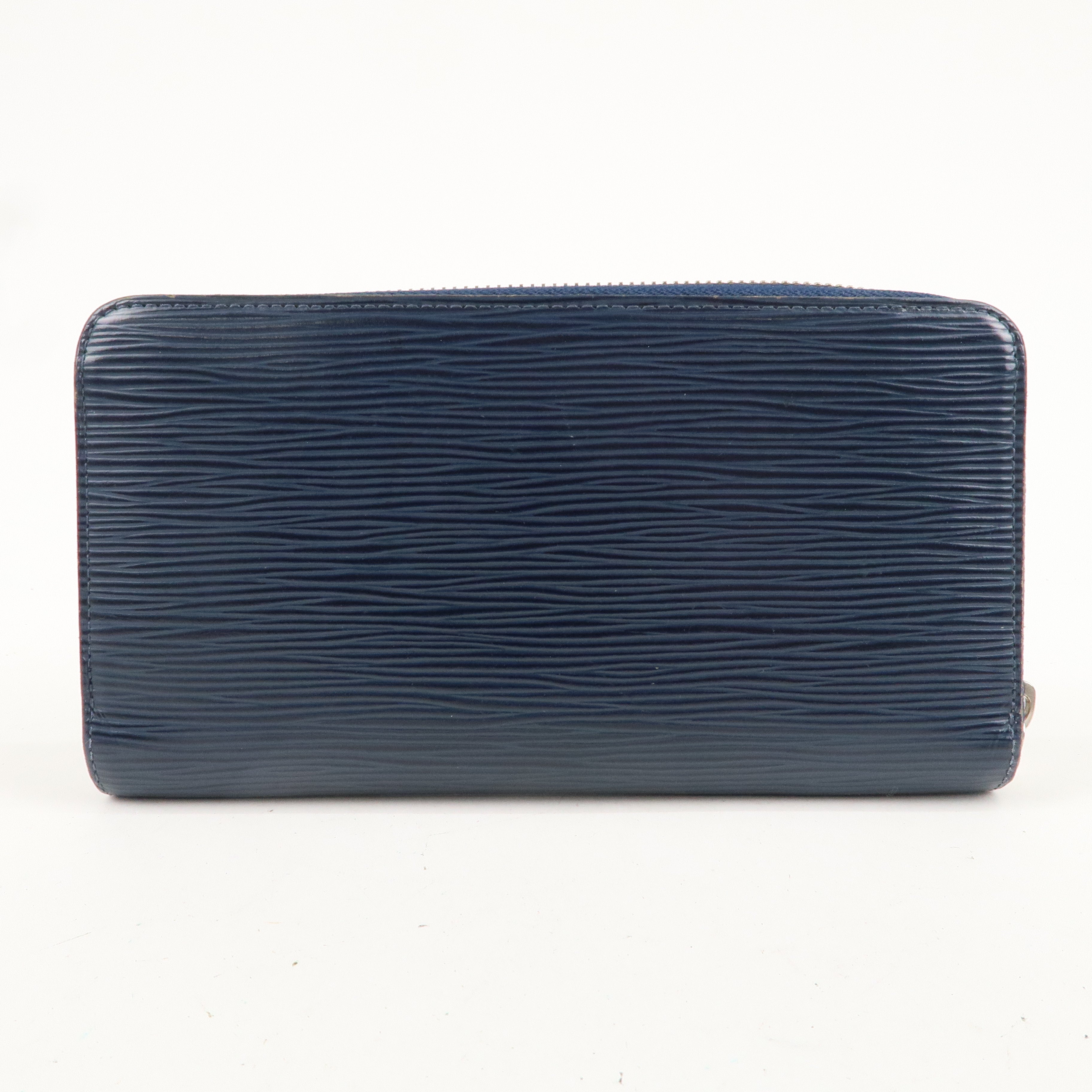 Louis Vuitton Epi Zippy Wallet Long Wallet Andigo Blue M60307