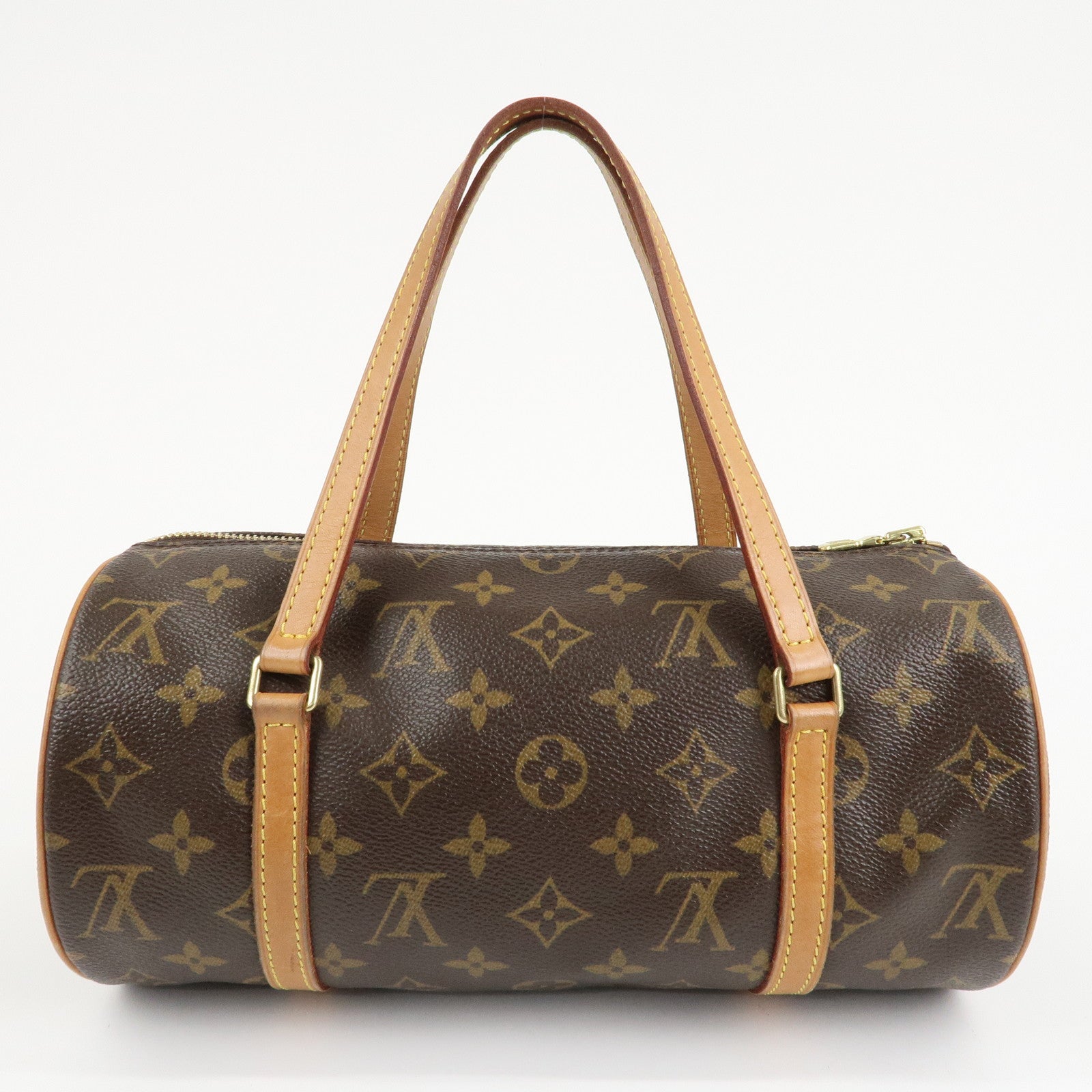 Louis Vuitton Monogram Papillon 26 Hand Bag Brown M51386 Used