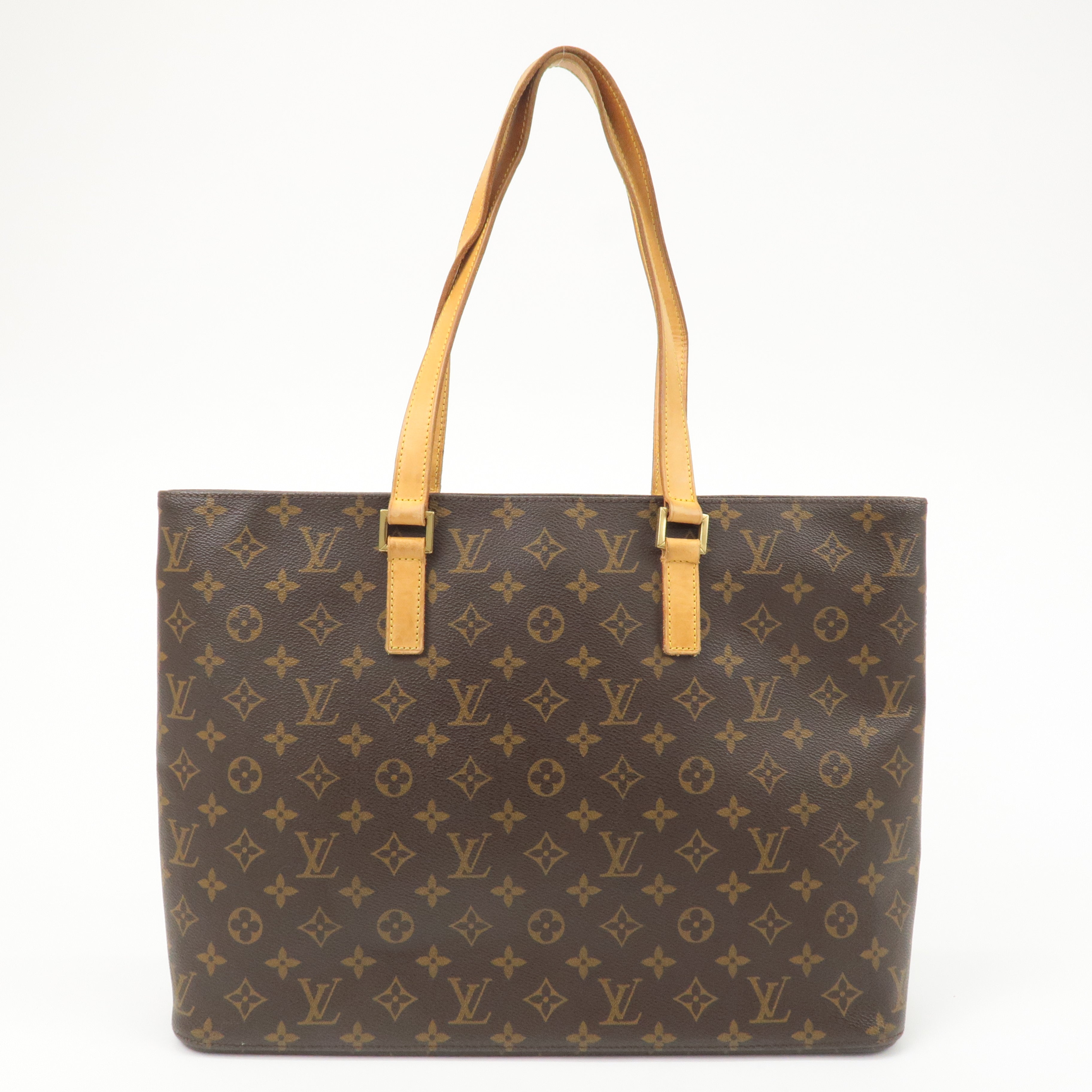 Louis Vuitton Monogram Luco Tote Bag Hand Bag Brown M51155