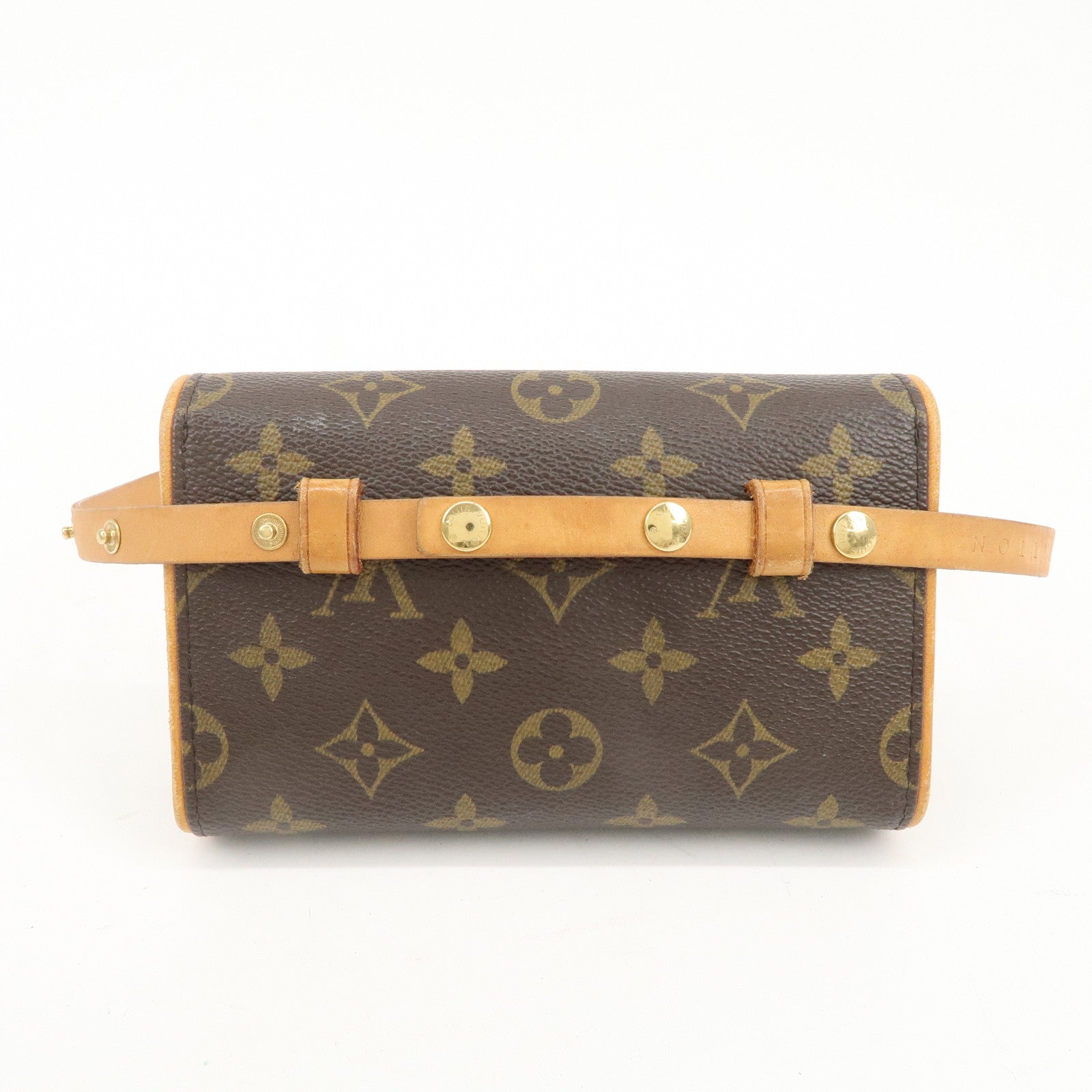 Louis Vuitton Monogram Pochette Florentine Waist Bag BeltXS M51855