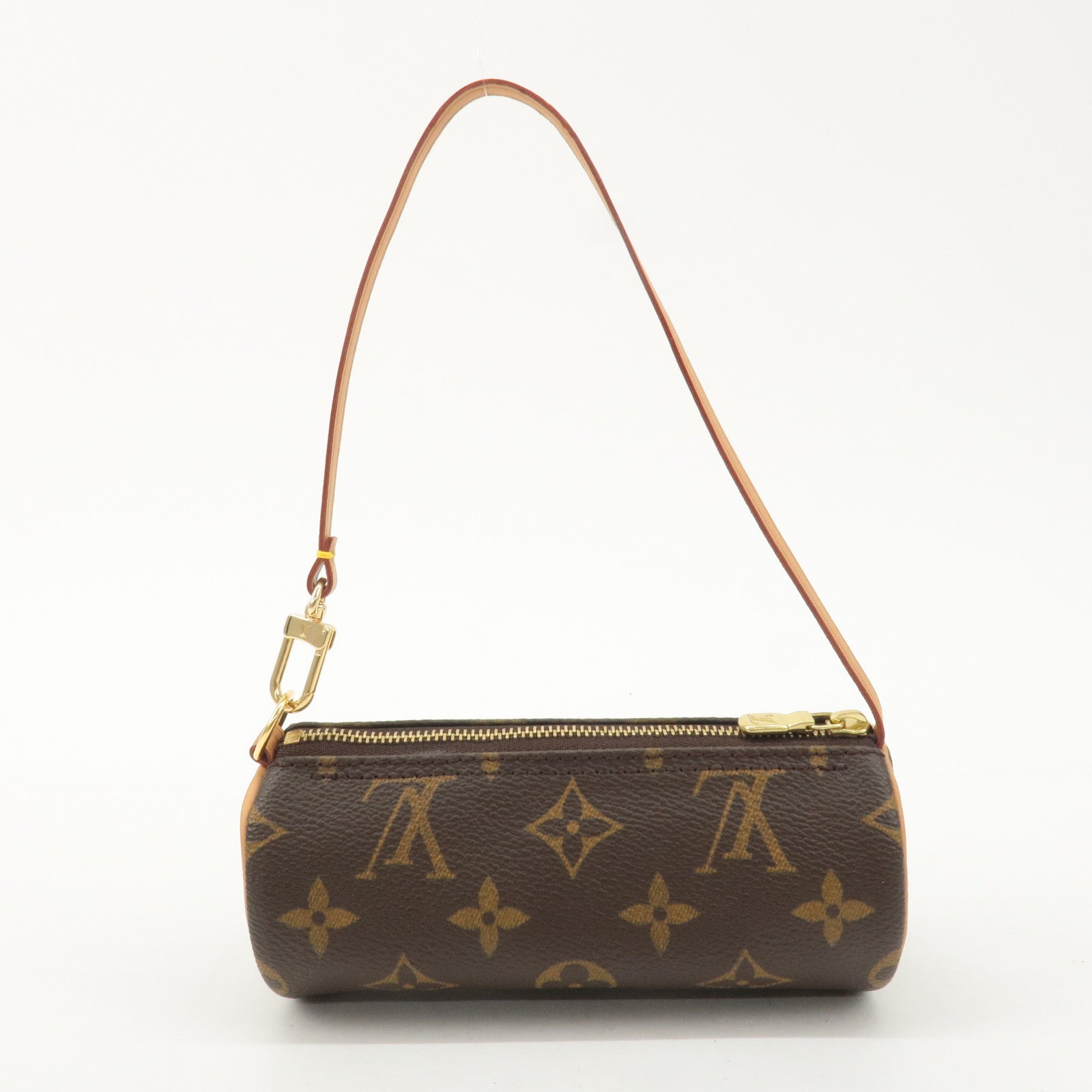 Louis Vuitton Monogram Mini Pouch for Papillon Hand Bag Brown