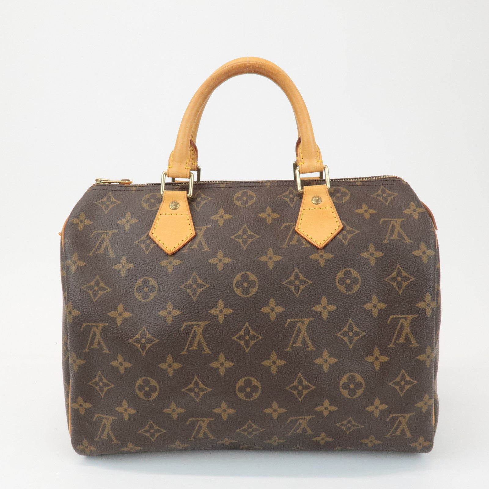 Louis Vuitton Monogram Speedy 30 Hand Bag Boston Bag M41526 Used