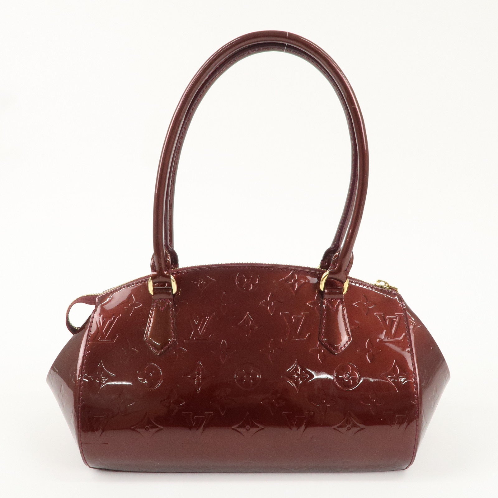 Louis Vuitton Monogram Vernis Sherwood PM Rouge Forvist M91492