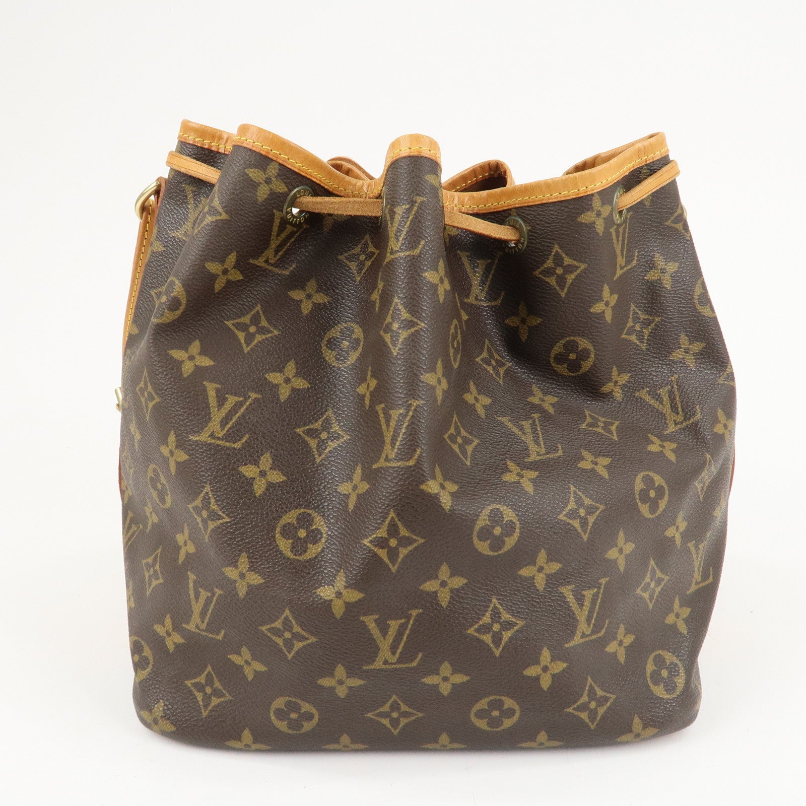 Louis Vuitton Monogram Petit Noe Shoulder Bag Brown M42226 Used