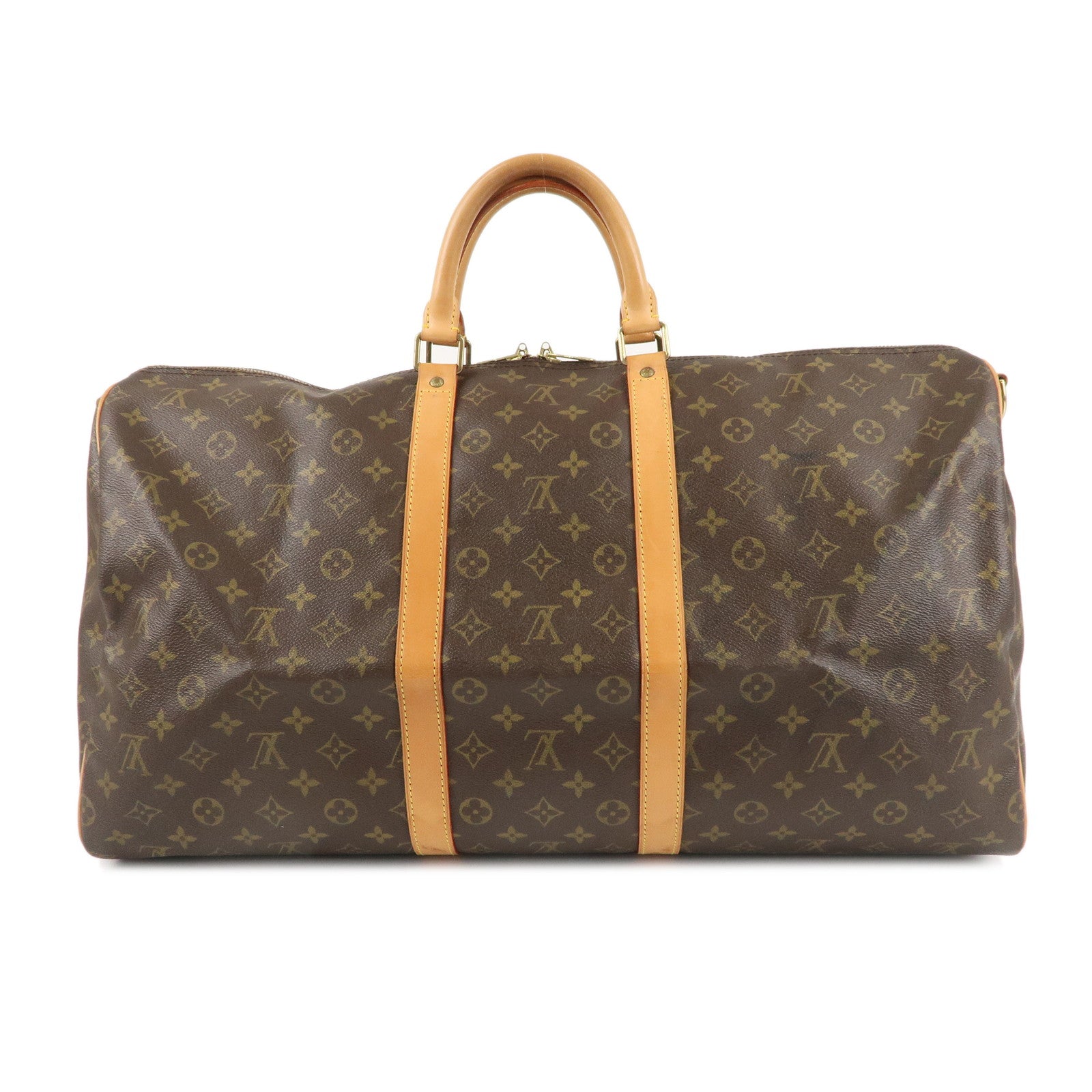 Louis Vuitton Monogram Keep All Bandouliere 55 Boston Bag M41414