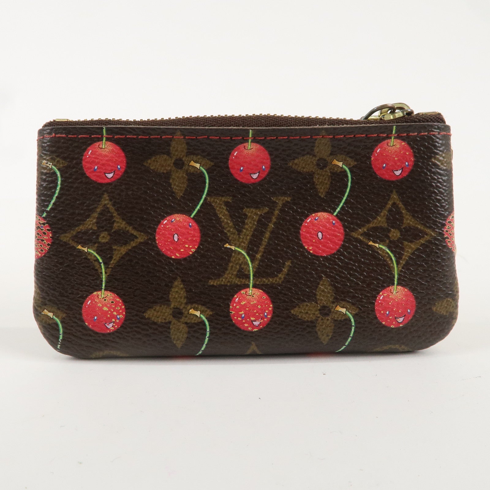 Louis Vuitton Monogram Cherry Pochette Cles Coin Case M95042