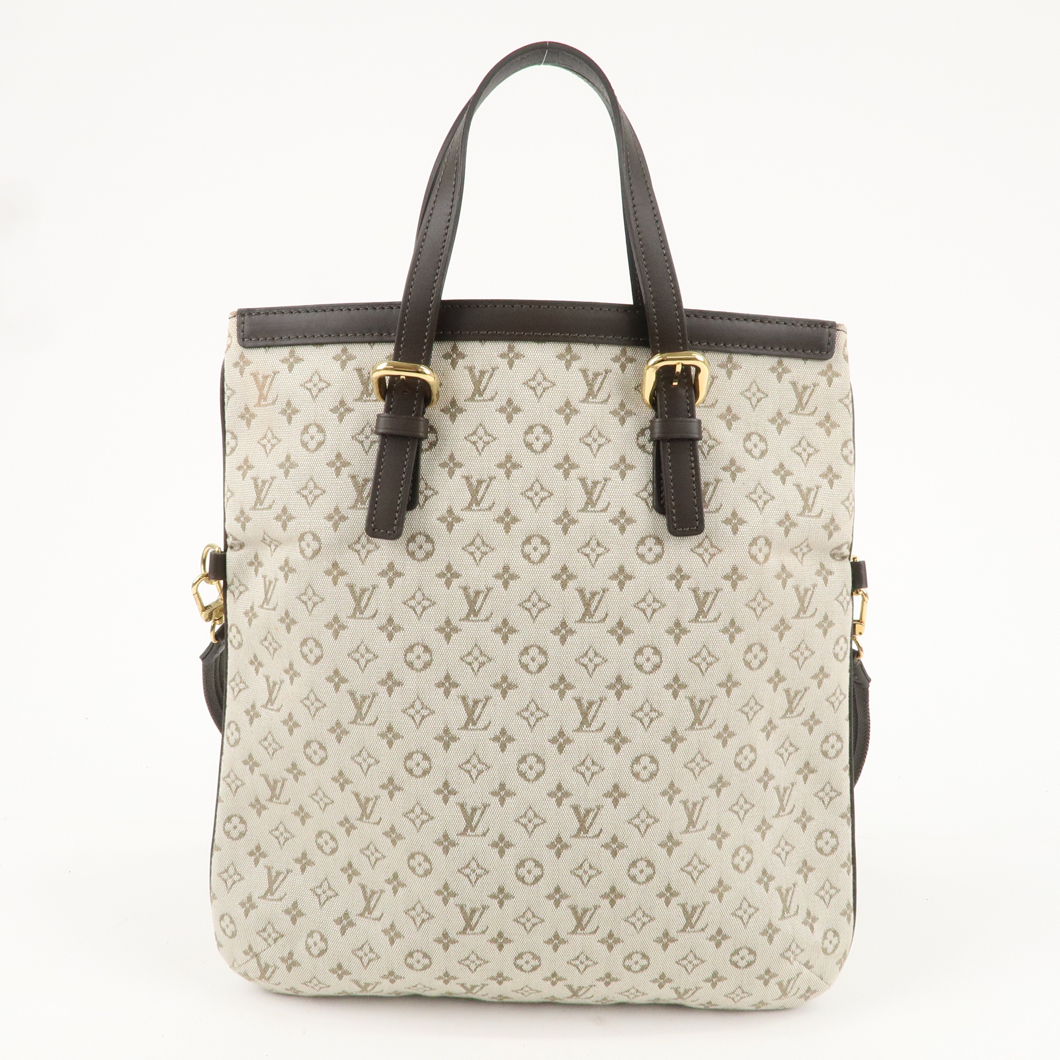 Louis Vuitton Monogram Mini Francoise Hand Bag Khaki M92209