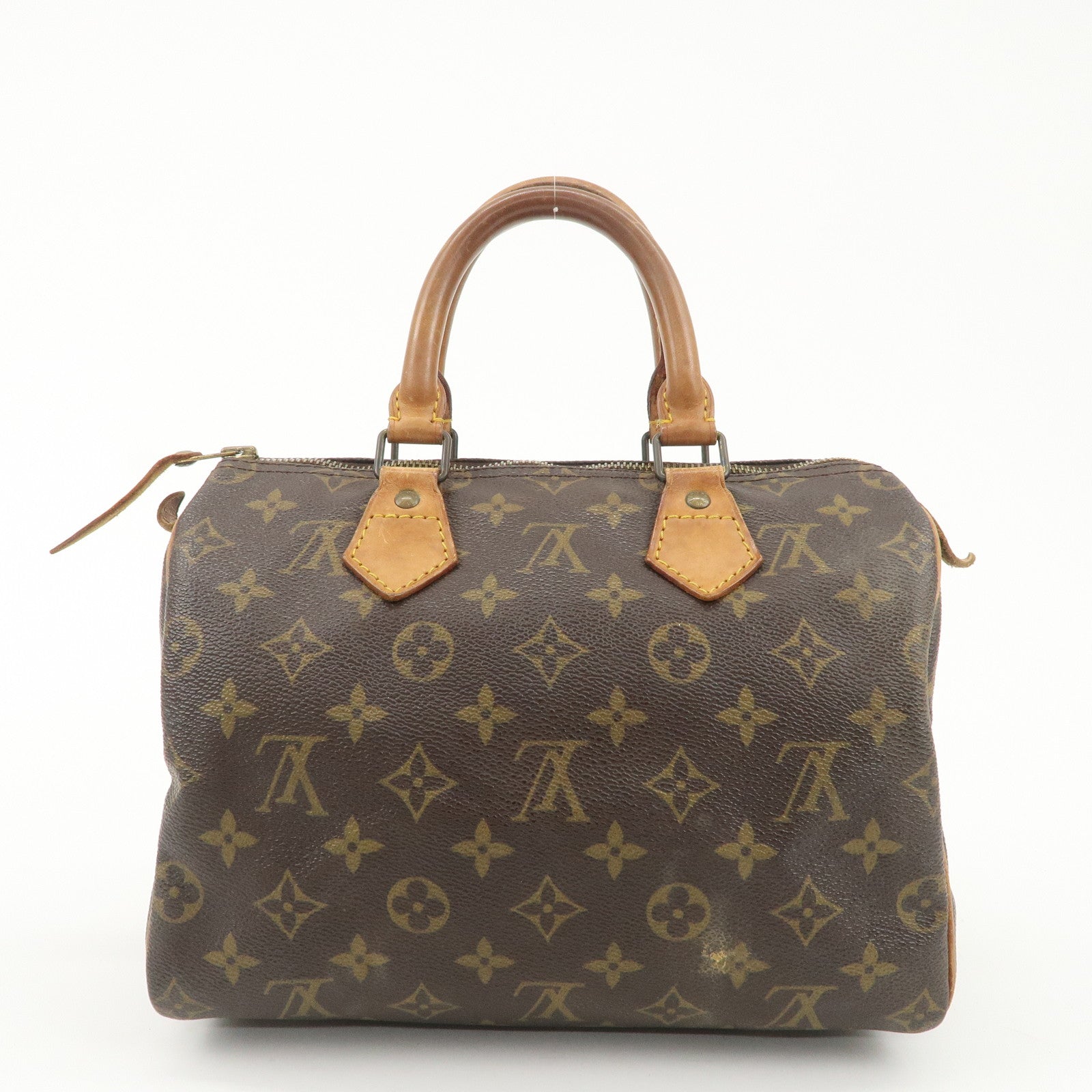 Louis Vuitton Monogram Speedy 25 Hand Bag Boston Bag M41528 Used