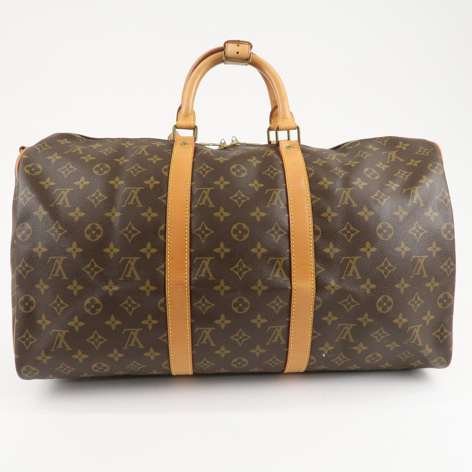 Louis Vuitton Monogram Keep All Bandouliere 50 Boston Bag M41416 Used