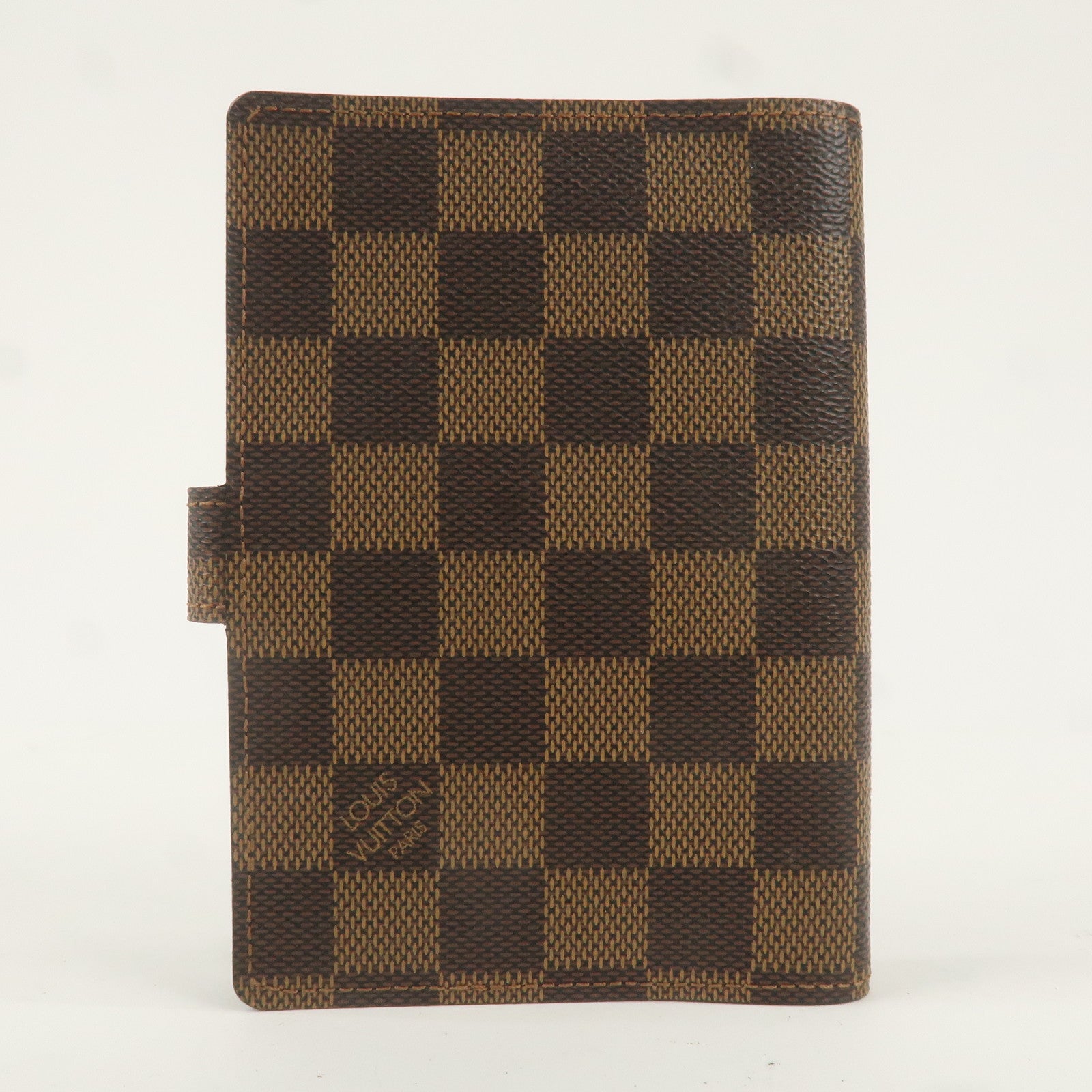 Louis Vuitton Damier Agenda PM Planner Cover Brown R20700