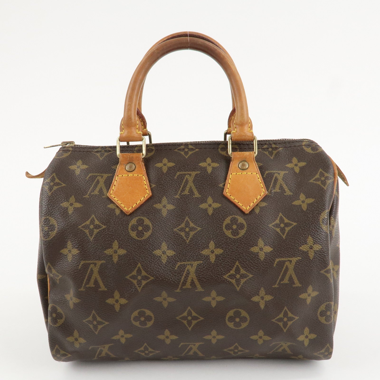 Louis Vuitton Monogram Speedy 25 Hand Bag Boston Bag M41528 Used