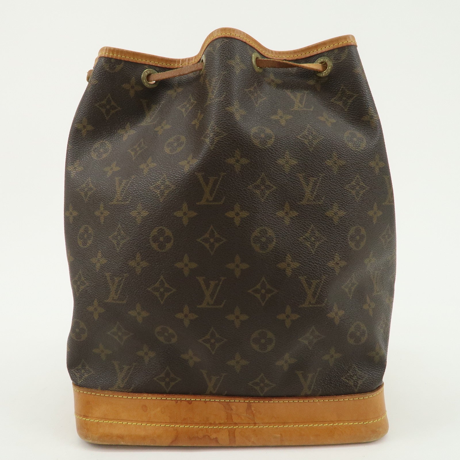 Louis Vuitton Monogram Noe Shoulder Bag Hand Bag Brown M42224 Used