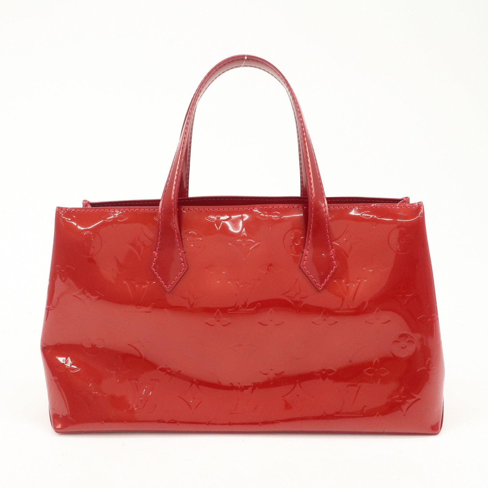 Louis Vuitton Monogram Vernis Wilshire PM Pomme d
Amour M93642 Used