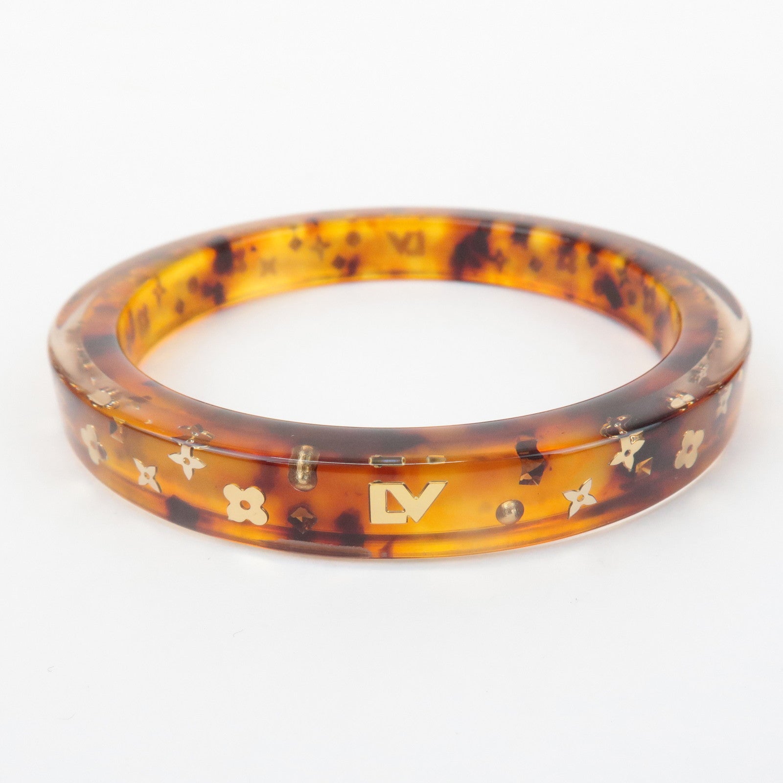 Louis Vuitton Bracelet Inclusion Art deco Bangle S M65292 Used