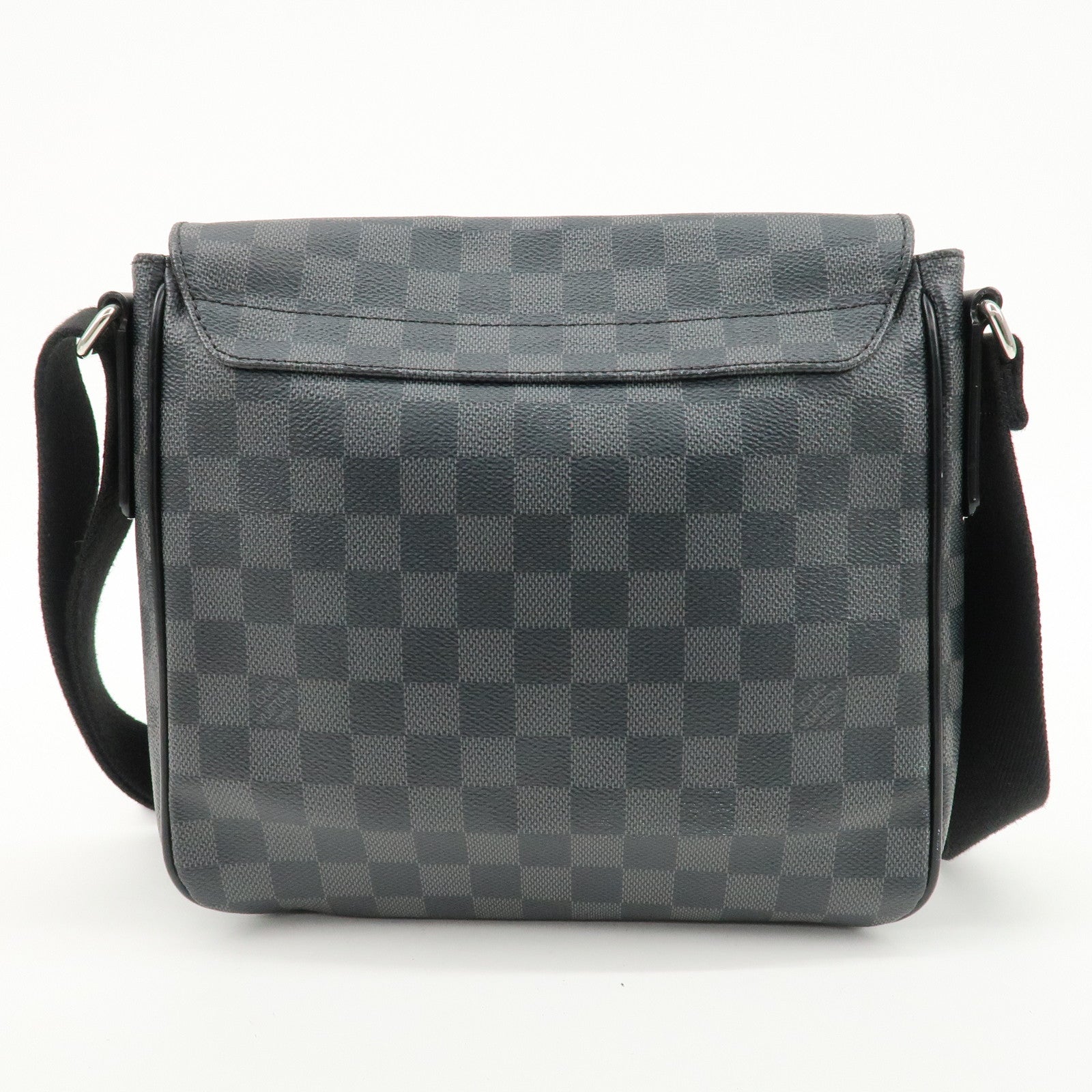 Louis Vuitton Damier Graphite District PM Shoulder Bag N41260 Used