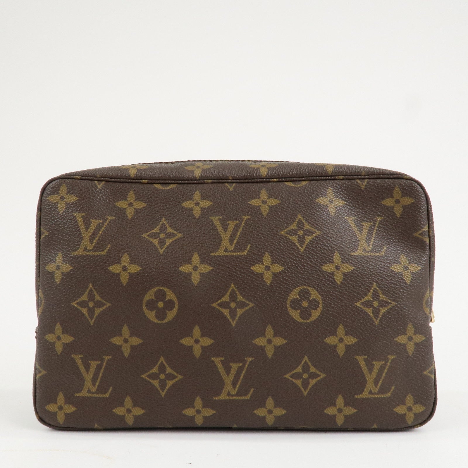 Louis Vuitton Monogram Trousse Toilette 23 Pouch Brown M47524 Used