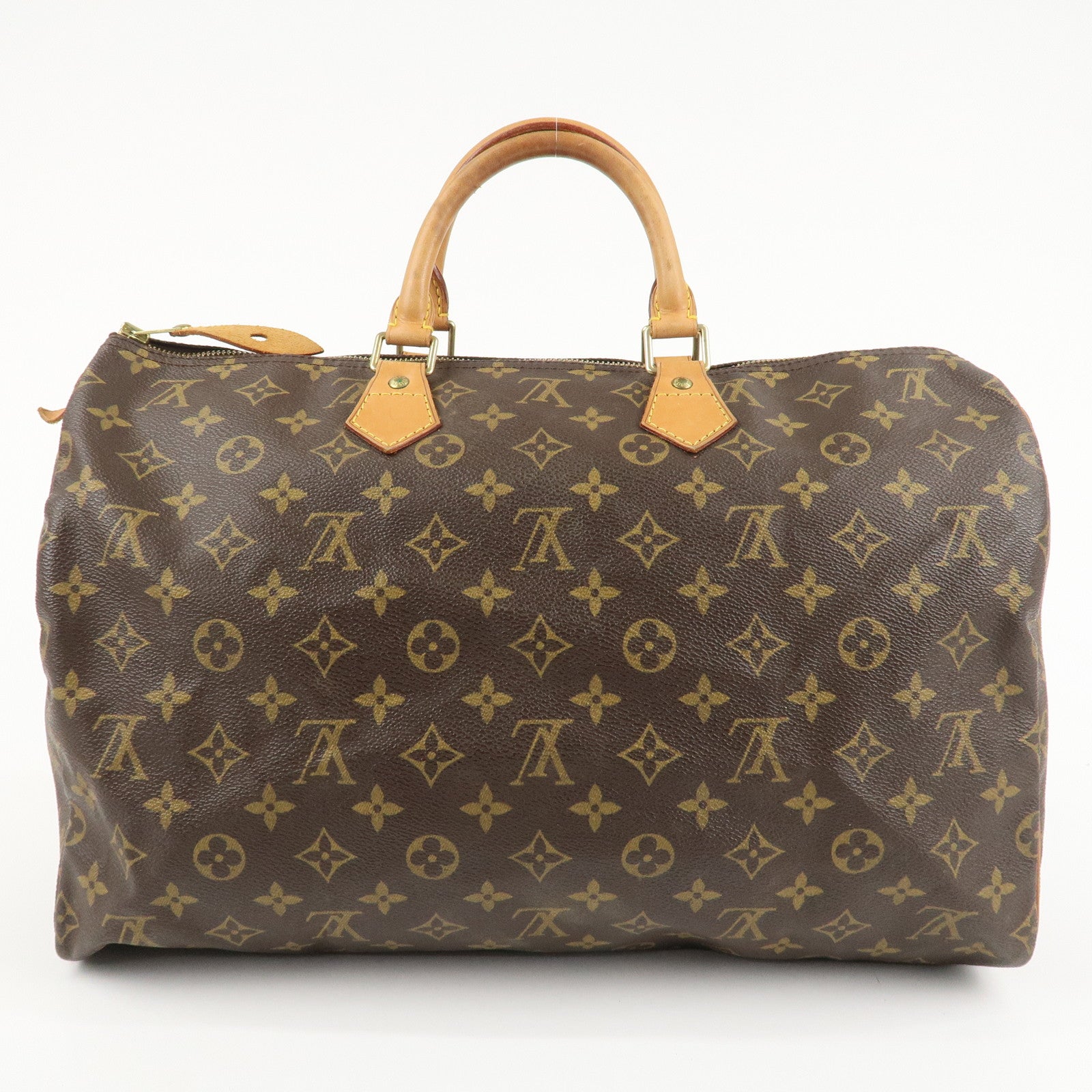 Louis Vuitton Monogram Speedy 40 Hand Bag Boston Bag M41522 Used