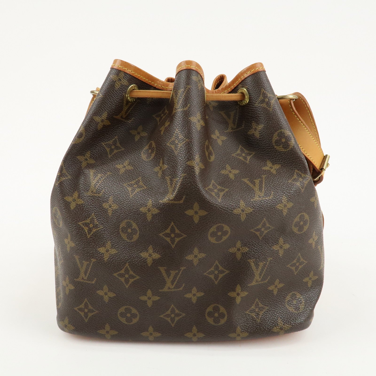 Louis Vuitton Monogram Petit Noe Shoulder Bag Brown M42226 Used