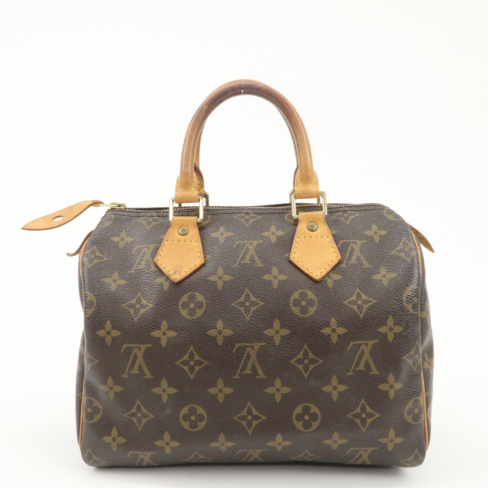 Louis Vuitton Monogram Speedy 25 Hand Bag Boston Bag M41528 Used