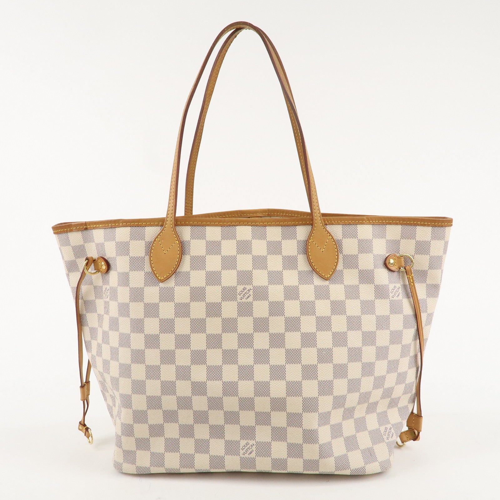 Louis Vuitton Damier Azur Neverfull MM Tote Bag N51107