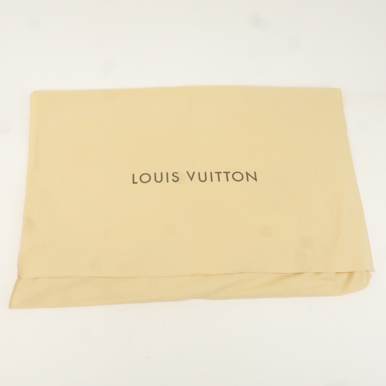 Louis Vuitton Set of 10 Dust Bag Storage Bag Flap Beige