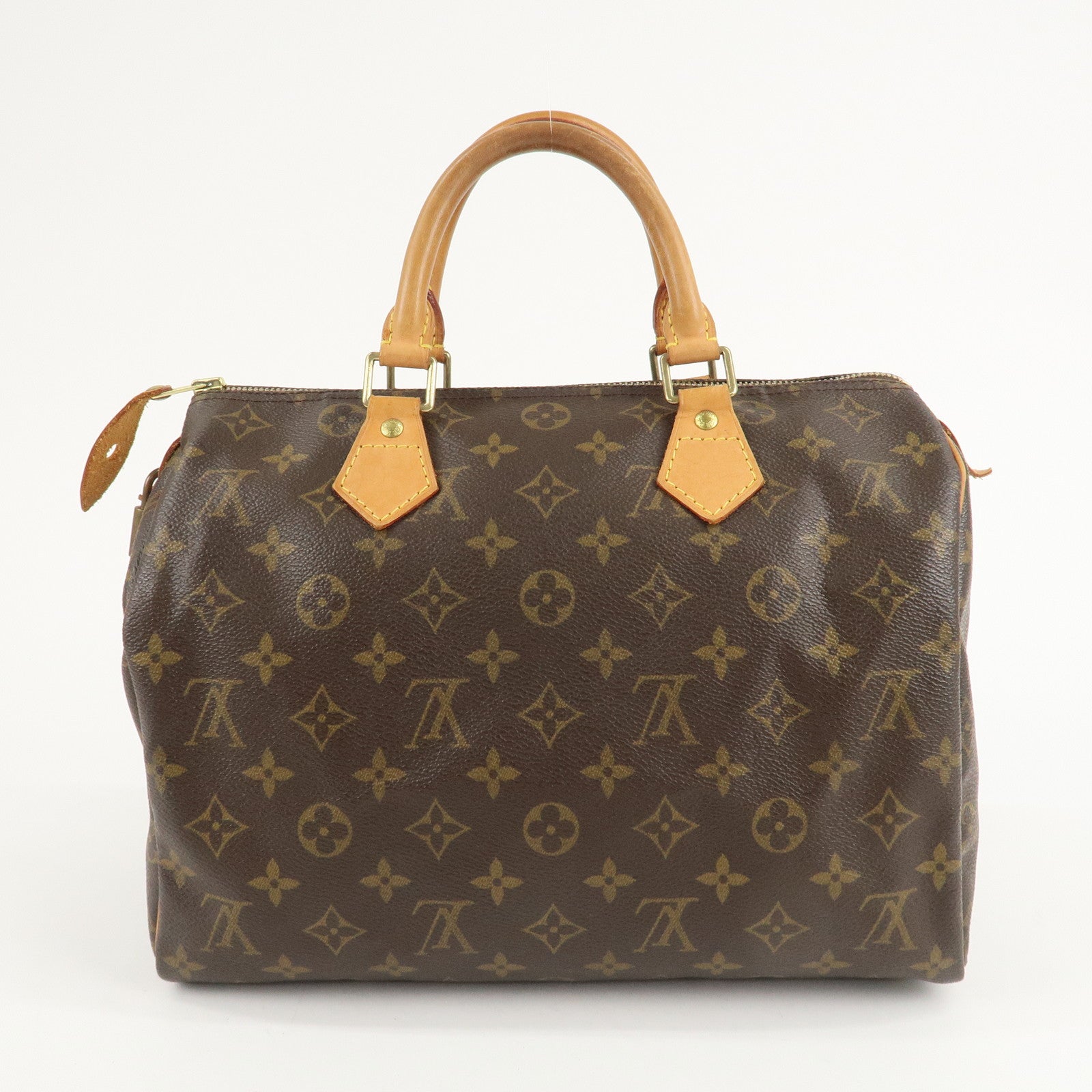 Louis Vuitton Monogram Speedy 30 Hand Bag Boston Bag M41526 Used