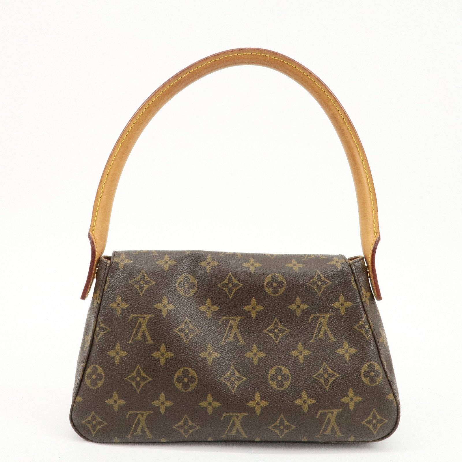 Louis Vuitton Monogram Mini Looping Shoulder Bag Hand Bag M51147 Used