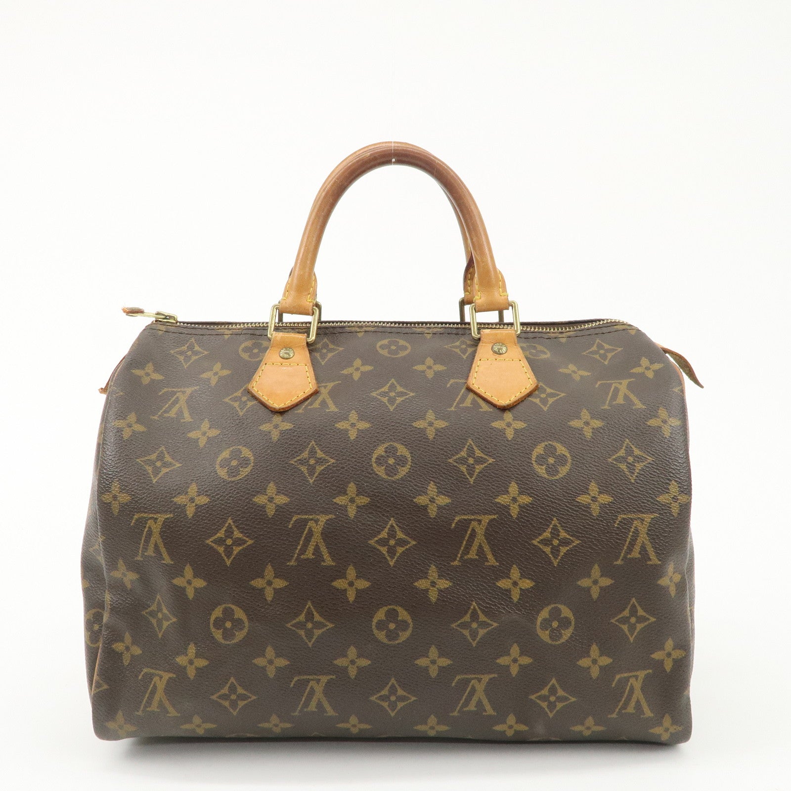 Louis Vuitton Monogram Speedy 30 Hand Bag Boston Bag M41526 Used