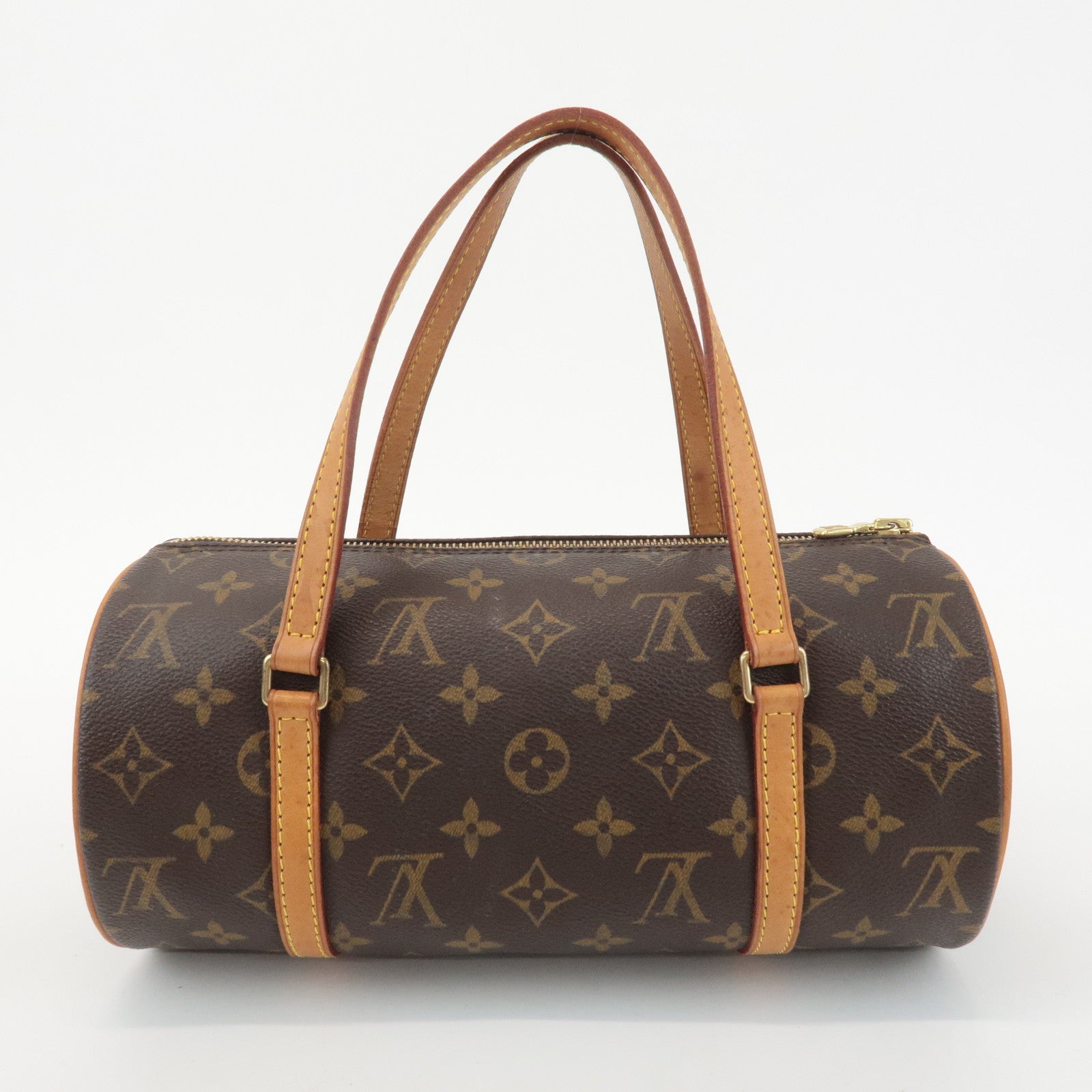 AuthLouis Vuitton Monogram Papillon 26 Hand Bag Brown New Style M51386