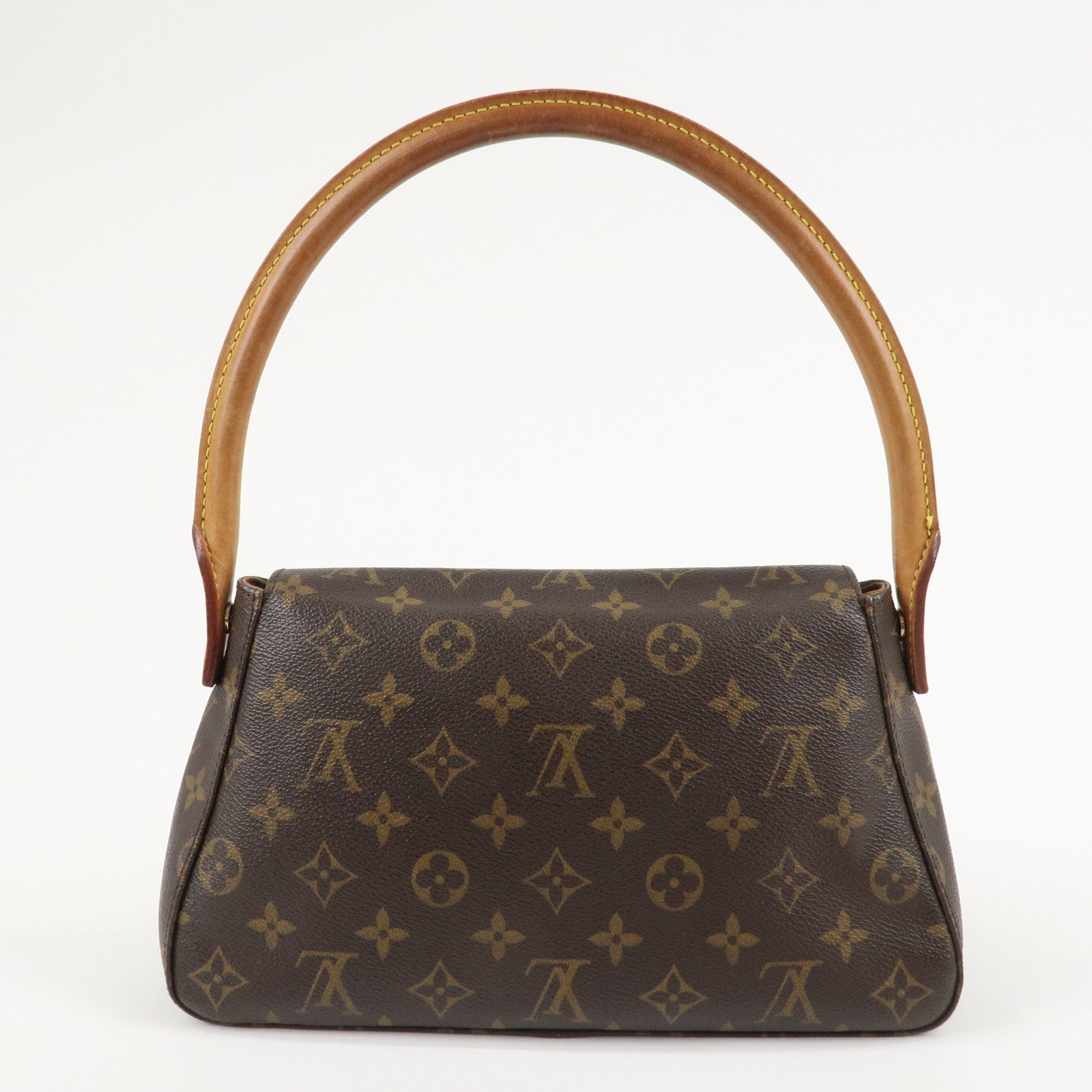 Louis Vuitton Monogram Mini Looping Shoulder Bag Hand Bag M51147 Used