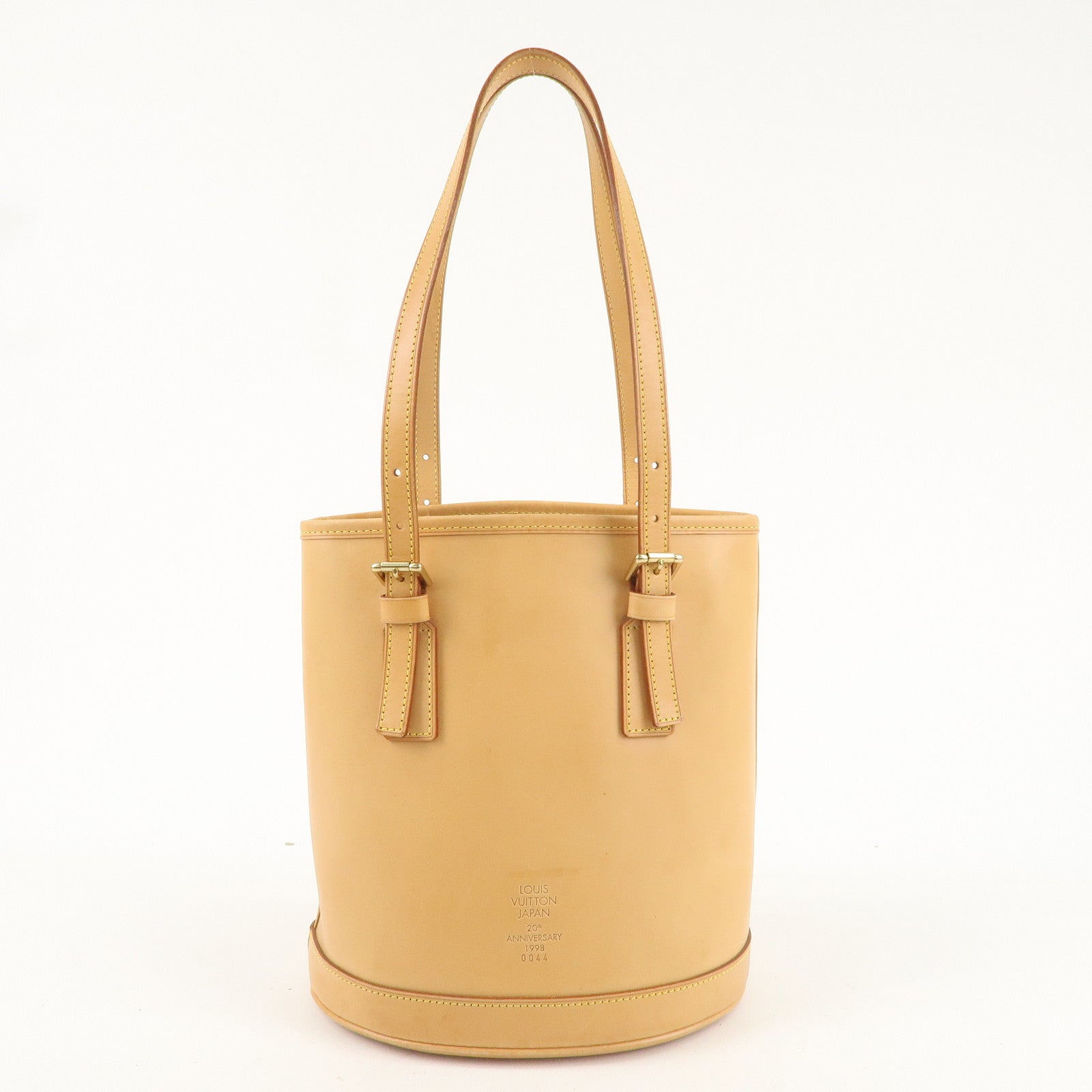 Louis Vuitton Nomad Bucket PM Hand Bag Tote Bag Natural M85001