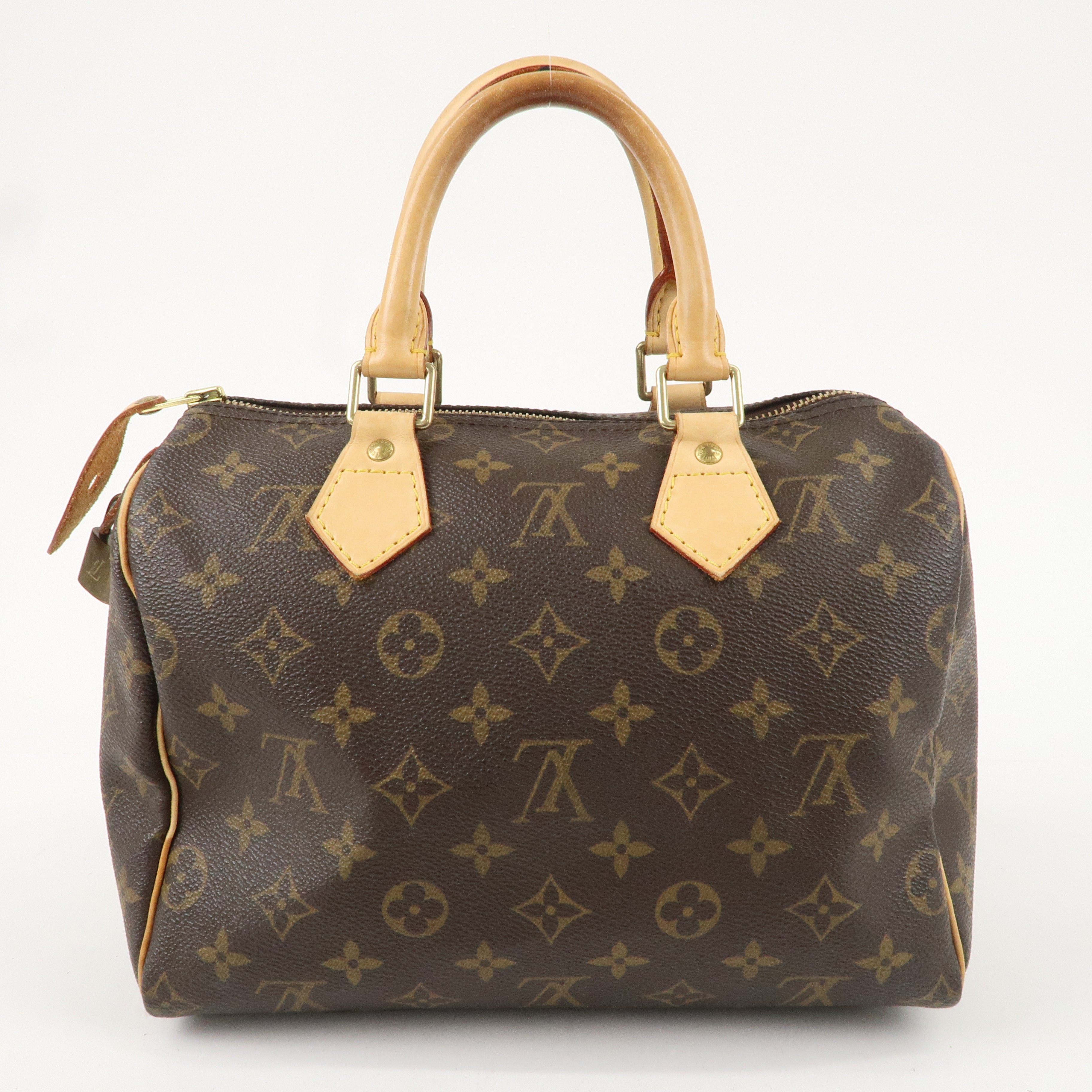 Louis Vuitton Monogram Speedy 25 Hand Bag Boston Bag M41528