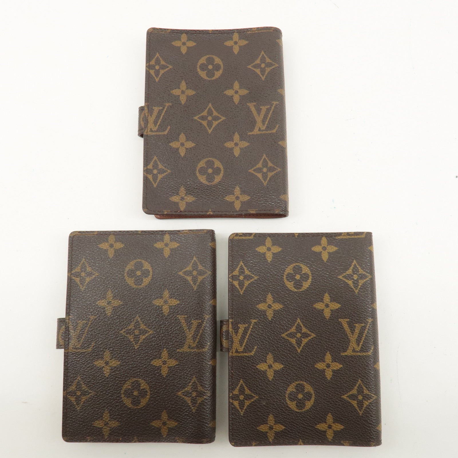 Louis Vuitton Set of 3 Monogram Agenda PM Planner Cover R20005