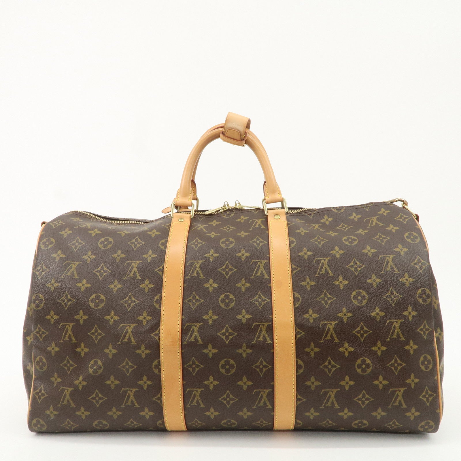 Louis Vuitton Monogram Keep All Bandouliere 50 Boston Bag M41416 Used