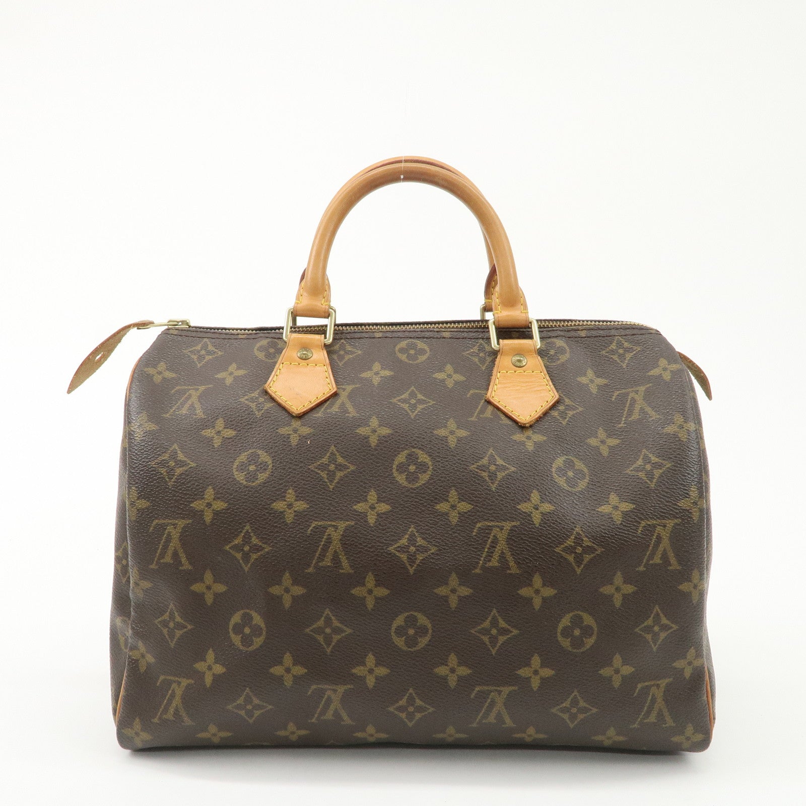 Louis Vuitton Monogram Speedy 30 Hand Bag Boston Bag M41526 Used