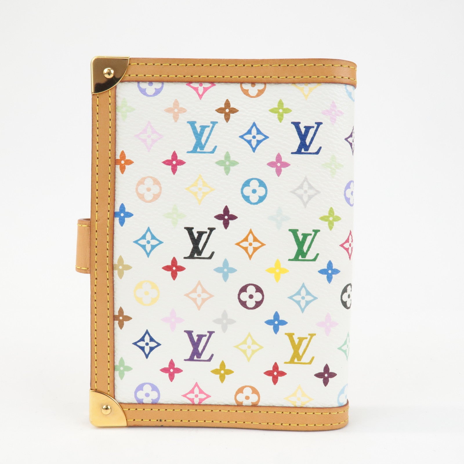 Louis Vuitton Monogram Multi Color Agenda PM Planner Cover R20896 Used