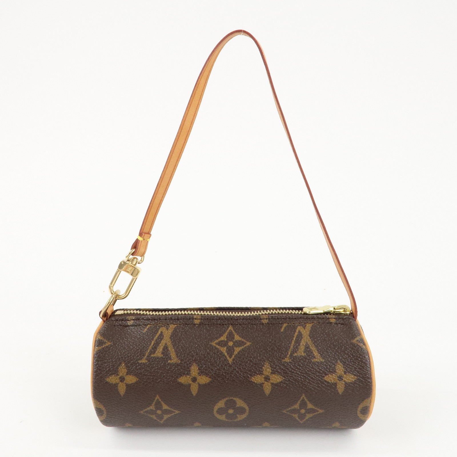 Louis Vuitton Monogram Mini Pouch for Papillon Bag New Style Brown Used