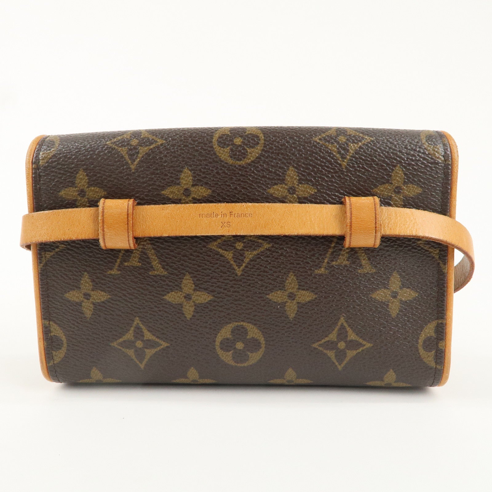 Louis Vuitton Monogram Pochette Florentine Waist Bag Belt XS M51855