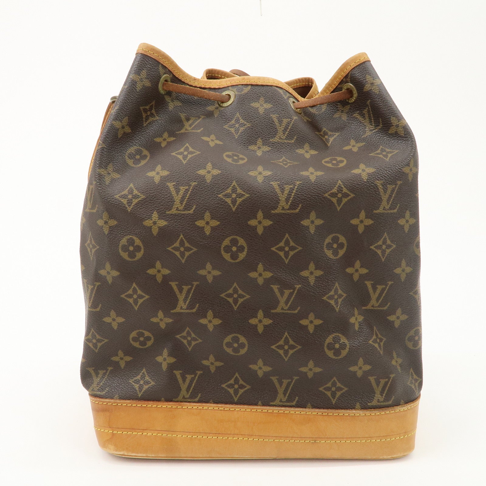 Louis Vuitton Monogram Noe Shoulder Bag Hand Bag Brown M42224 Used