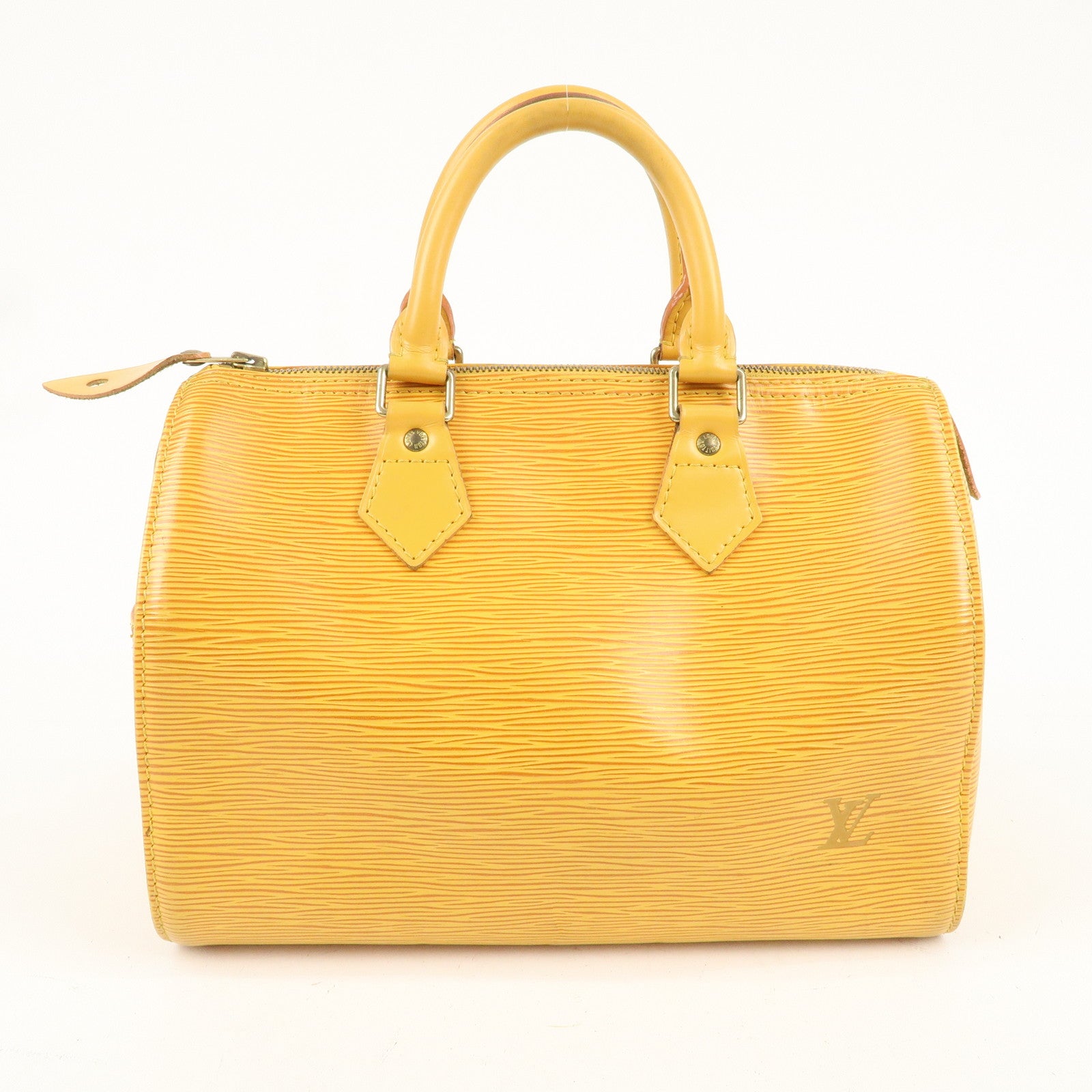 Louis Vuitton Epi Speedy 25 Boston Bag Hand Bag Yellow M43019