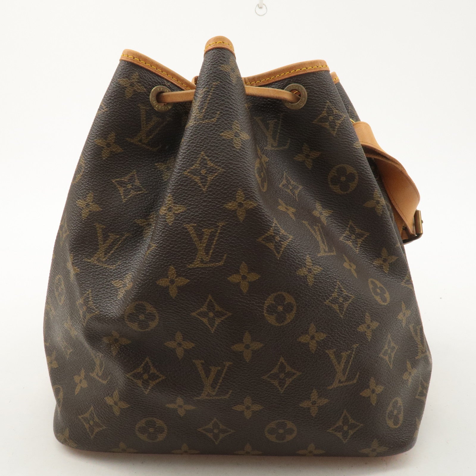 Louis Vuitton Monogram Petit Noe Shoulder Bag Brown M42226