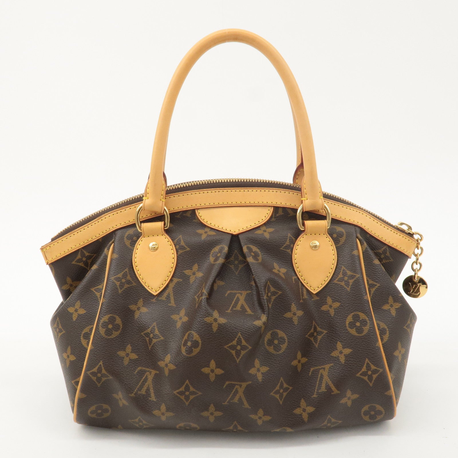 Louis Vuitton Monogram Tivoli PM Hand Bag Brown M40143